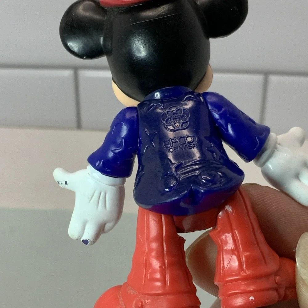 Vintage Disney Mickey Mouse Posable Movable Ringmaster Patriotic Epcot‎ Figure